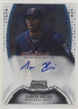 2011 Bowman Sterling - Prospect Autographs #BSP-AH - Aaron Hicks