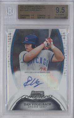 2011 Bowman Sterling - Prospect Autographs #BSP-DV - Dan Vogelbach [BGS 9.5 GEM MINT]