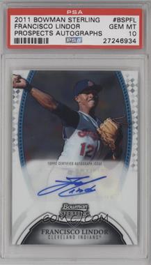 2011 Bowman Sterling - Prospect Autographs #BSP-FL - Francisco Lindor [PSA 10 GEM MT]