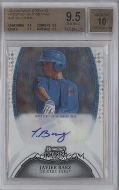 2011 Bowman Sterling - Prospect Autographs #BSP-JB.1 - Javier Baez [BGS 9.5 GEM MINT]