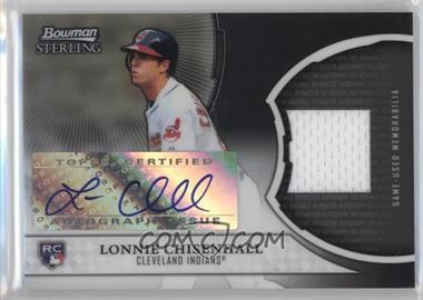 2011 Bowman Sterling - Rookie Autographed Relics - Black Refractor #RAR-LC - Lonnie Chisenhall /25