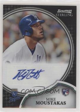 2011 Bowman Sterling - Rookie Autographs - Black Refractor #13 - Mike Moustakas /25