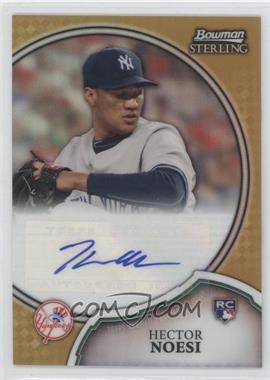 2011 Bowman Sterling - Rookie Autographs - Gold Refractor #2 - Hector Noesi /50