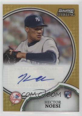 2011 Bowman Sterling - Rookie Autographs - Gold Refractor #2 - Hector Noesi /50