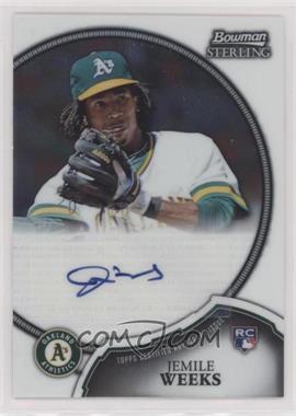 2011 Bowman Sterling - Rookie Autographs #21 - Jemile Weeks