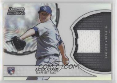 2011 Bowman Sterling - Rookie Refractor Relics #RRR-ACO - Alex Cobb