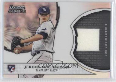 2011 Bowman Sterling - Rookie Refractor Relics #RRR-JH - Jeremy Hellickson