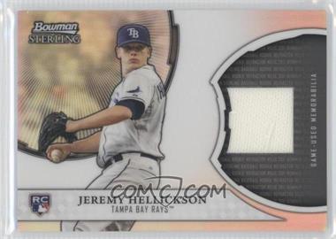 2011 Bowman Sterling - Rookie Refractor Relics #RRR-JH - Jeremy Hellickson