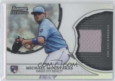 2011 Bowman Sterling - Rookie Refractor Relics #RRR-MM.1 - Mike Moustakas