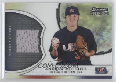 2011 Bowman Sterling - USA Baseball Collegiate National Team Relic Refractor #USAR-AM - Andrew Mitchell
