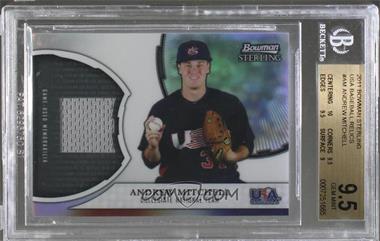 2011 Bowman Sterling - USA Baseball Collegiate National Team Relic Refractor #USAR-AM - Andrew Mitchell [BGS 9.5 GEM MINT]