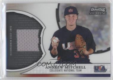 2011 Bowman Sterling - USA Baseball Collegiate National Team Relic Refractor #USAR-AM - Andrew Mitchell
