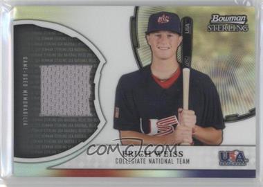 2011 Bowman Sterling - USA Baseball Collegiate National Team Relic Refractor #USAR-EW - Erich Weiss