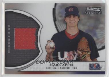 2011 Bowman Sterling - USA Baseball Collegiate National Team Relic Refractor #USAR-MA - Mark Appel