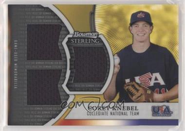2011 Bowman Sterling - USA Baseball Gold Refractor Triple Relics #GTR-CK - Corey Knebel /50