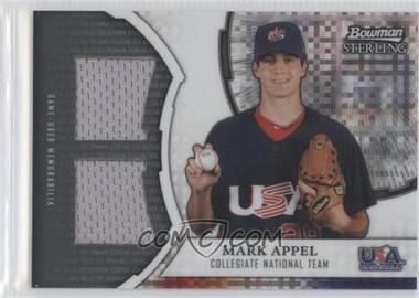 2011 Bowman Sterling - USA Baseball X-Fractor Dual Relics #XDR-MA - Mark Appel /199