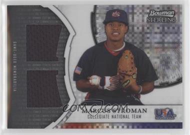 2011 Bowman Sterling - USA Baseball X-Fractor Dual Relics #XDR-MS - Marcus Stroman /199