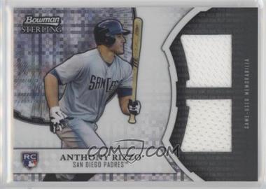 2011 Bowman Sterling - X-Fractor Dual Rookie Relics #XDR-AR - Anthony Rizzo /199
