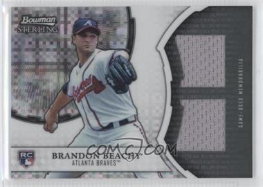 2011 Bowman Sterling - X-Fractor Dual Rookie Relics #XDR-BB.2 - Brandon Beachy /199