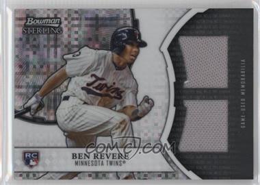 2011 Bowman Sterling - X-Fractor Dual Rookie Relics #XDR-BR - Ben Revere /199
