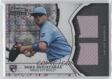 2011 Bowman Sterling - X-Fractor Dual Rookie Relics #XDR-MM - Mike Moustakas /25