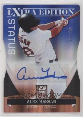 2011 Donruss Elite Extra Edition - Autographed Prospects - Blue Die-Cut Status #P-17 - Alex Hassan /50