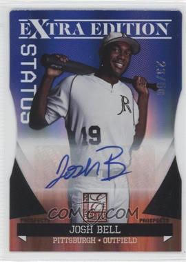 2011 Donruss Elite Extra Edition - Autographed Prospects - Blue Die-Cut Status #P-35 - Josh Bell /50