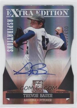 2011 Donruss Elite Extra Edition - Autographed Prospects - Die-Cut Aspirations #P-1 - Trevor Bauer /100