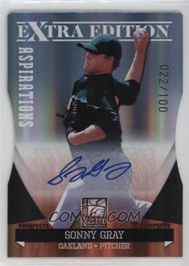 2011 Donruss Elite Extra Edition - Autographed Prospects - Die-Cut Aspirations #P-14 - Sonny Gray /100