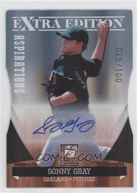 2011 Donruss Elite Extra Edition - Autographed Prospects - Die-Cut Aspirations #P-14 - Sonny Gray /100