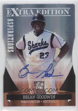 2011 Donruss Elite Extra Edition - Autographed Prospects - Die-Cut Aspirations #P-38 - Brian Goodwin /100