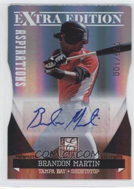 2011 Donruss Elite Extra Edition - Autographed Prospects - Die-Cut Aspirations #P-42 - Brandon Martin /100