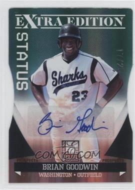 2011 Donruss Elite Extra Edition - Autographed Prospects - Emerald Die-Cut Status #P-38 - Brian Goodwin /25