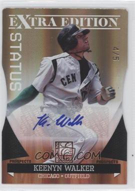 2011 Donruss Elite Extra Edition - Autographed Prospects - Gold Die-Cut Status #P-45 - Keenyn Walker /5
