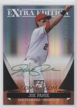 2011 Donruss Elite Extra Edition - Autographed Prospects - Green Ink #P-11 - Joe Panik /10