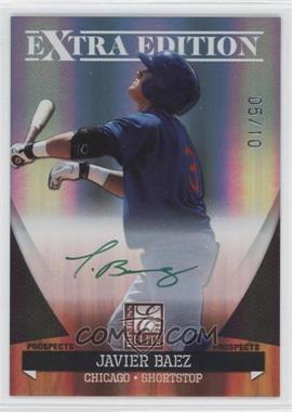 2011 Donruss Elite Extra Edition - Autographed Prospects - Green Ink #P-15 - Javier Baez /10