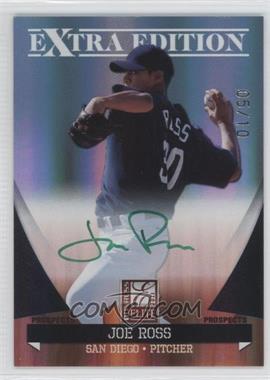 2011 Donruss Elite Extra Edition - Autographed Prospects - Green Ink #P-33 - Joe Ross /10