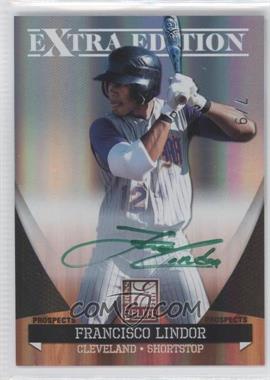 2011 Donruss Elite Extra Edition - Autographed Prospects - Green Ink #P-39 - Francisco Lindor /9