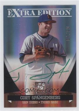 2011 Donruss Elite Extra Edition - Autographed Prospects - Green Ink #P-7 - Cory Spangenberg /10 [Noted]