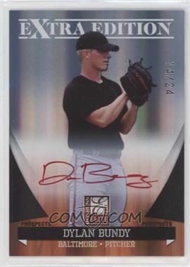 2011 Donruss Elite Extra Edition - Autographed Prospects - Red Ink #P-4 - Dylan Bundy /24