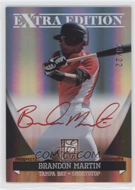 2011 Donruss Elite Extra Edition - Autographed Prospects - Red Ink #P-42 - Brandon Martin /22