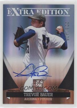 2011 Donruss Elite Extra Edition - Autographed Prospects #P-1 - Trevor Bauer /405