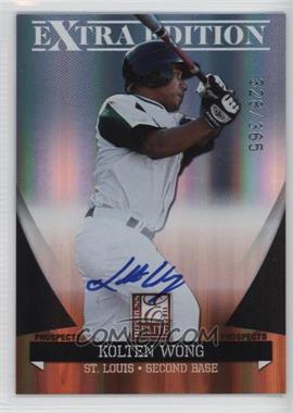 2011 Donruss Elite Extra Edition - Autographed Prospects #P-12 - Kolten Wong /365