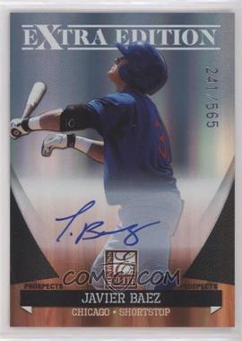 2011 Donruss Elite Extra Edition - Autographed Prospects #P-15 - Javier Baez /565