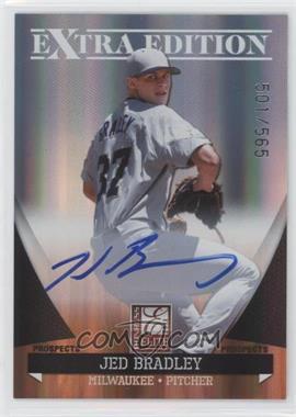 2011 Donruss Elite Extra Edition - Autographed Prospects #P-25 - Jed Bradley /565