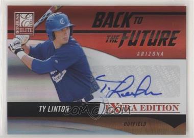 2011 Donruss Elite Extra Edition - Back to the Future Signatures #4 - Ty Linton /521