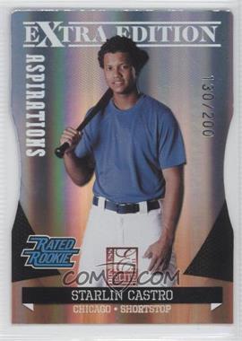 2011 Donruss Elite Extra Edition - [Base] - Aspirations Die-Cut #11 - Starlin Castro /200