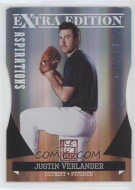 2011 Donruss Elite Extra Edition - [Base] - Aspirations Die-Cut #14 - Justin Verlander /200