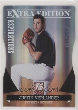 2011 Donruss Elite Extra Edition - [Base] - Aspirations Die-Cut #14 - Justin Verlander /200