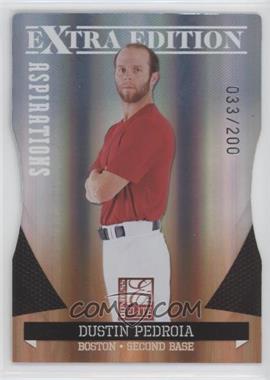 2011 Donruss Elite Extra Edition - [Base] - Aspirations Die-Cut #17 - Dustin Pedroia /200